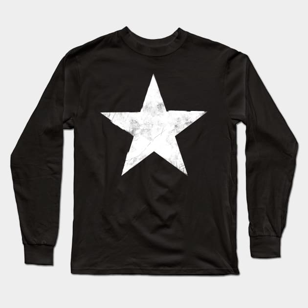 Grunge Star Long Sleeve T-Shirt by Kotolevskiy